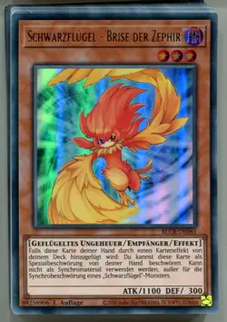 Yu-GI-OH Schwarzflugel Brise der Zephir Ultra Rare BLCR-DE061 - Image 1