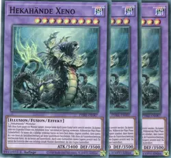 yugioh 3x Hekahande Xeno PHRE-DE007 SUPER RARE 1AUFLAGE DEUTSCH - Image 1