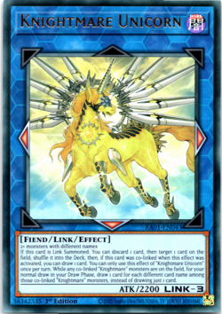 Knightmare Unicorn - RA01-EN043 - Ultra Rare - 1st Edition Yugioh - Image 1