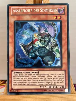 Anstreicher Der Schmerzen GENF-DE084 Secret Rare Deutsch EX YUGIOH - Image 1
