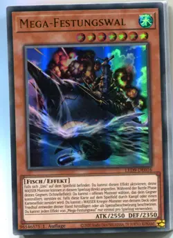 Yu-GI-OH Mega Festungswal Ultra Rare LED9-DE016 - Image 1