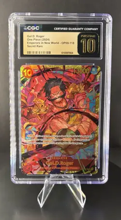 2024 ONE PIECE OP09-EMPERORS IN THE NEW WORLD #118 GOL D. ROGER CGC 10 Pristine - Image 1