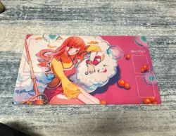 One Piece TCG Nami & Zeus Playmat Bandai Fest 24-25 (No Promo) NEW - Image 1