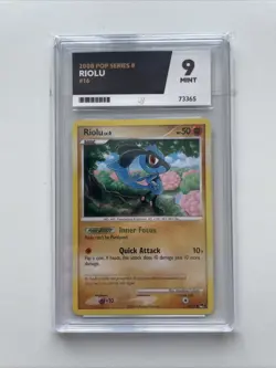 10 Graded Pokemon Cards as agreed, including Riolu - Image 1