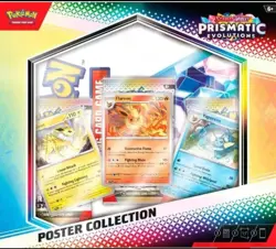 Pokemon Scarlet & Violet Prismatic Evolutions Poster Collection Box BRAND NEW - Image 1