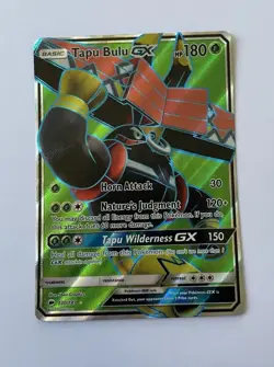 Pokemon Tapu Bulu GX Ultra Rare Holo Full Art 130/147 SM Burning Shadows - Image 1