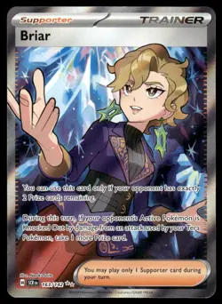 Pokemon TCG Stellar Crown #163/142 Briar NM - Image 1
