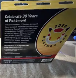 FACTORY SEALED 2026 30 YEARS Celebration Pokemon Day - Image 3