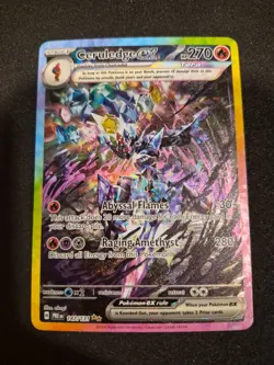 Pokemon TCG Prismatic Evolutions Special Illustration Rare Ceruledge ex 147/131 - Image 1