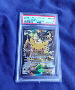 2016 - BLACK STAR PROMO - FULL ART/PIKACHU EX - POKEMON XY - PSA 5 - Image 1