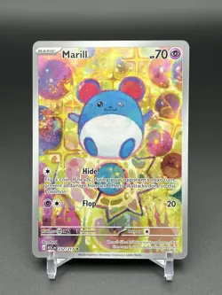 Pokemon Marill 232/217 Ascended Heroes Illustration Rare Full Art Holo 70HP EN - Image 1