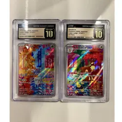 CGC PRISTINE 10 Pokemon Deerling/Sawsbuck/Keldeo JP Art Rare Holo VSTAR 3ct - Image 1
