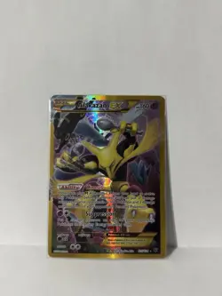 Pokemon TCG Alakazam EX Holo Ultra Rare 2016, 125/124 Card Super Mint - Image 1