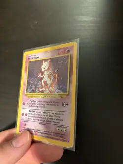 1999 POKEMON BASE SET UNLIMITED #10/102 MEWTWO HOLO HP - Image 2
