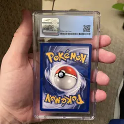 Pokemon TCG Pikachu Base Set 58/102 Regular Unlimited CGC 8.5 Yellow Cheeks - Image 2
