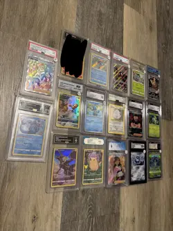 Pokemon Graded Slab Lot of 16 CGC PSA n More Graded Cards Collection! - Image 1