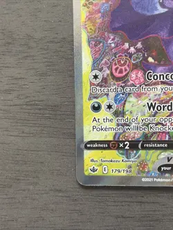 Pokemon Galarian Slowking v TCG Card Sword & Shield Chilling Reign 179/198 - Image 4