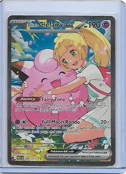 Pokemon Lillie's Clefairy EX SIR 280/217 Ascended Heroes pack fresh - Image 1