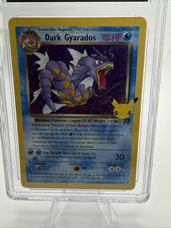 Pokemon Card Celebrations Dark Gyarados 8/82 Team Rocket Holo CGC Gem Mint 10 - Image 2