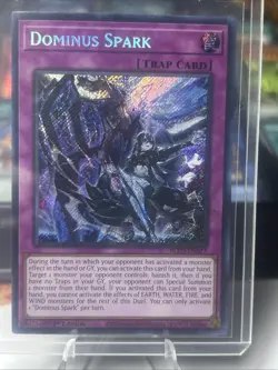 Yugioh Dominus Spark BLZD-EN077 Secret Rare 1st Edition NM - Image 1