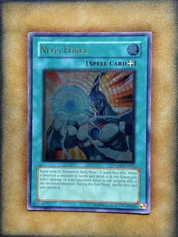 Yugioh Neos Force STON-EN039 Ultimate Rare MP - Image 1