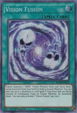 Yugioh - Vision Fusion (Secret Rare) (1st Edition) - BLHR-EN012 (P) - Image 1