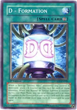 D - Formation - LODT-EN048 - Common - 1st Edition - Lightly Played - Image 1