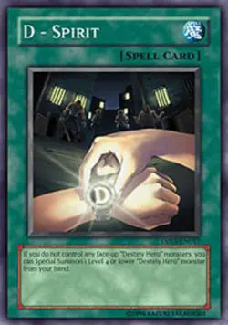 D - Spirit - DP05-EN017 - Common - 1st Edition - Lightly Played - Image 1