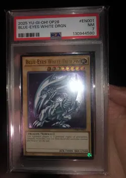 Blue-Eyes White Dragon OP28-EN001 OTS Tournament Pack 28 Unlimited - Image 1
