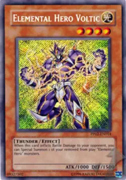 Yugioh! LP Elemental Hero Voltic - PP02-EN014 - Secret Rare - Unlimited Edition - Image 1