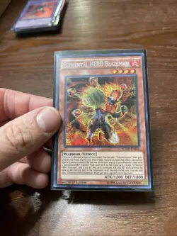 Elemental HERO Blazeman - WSUP-EN032 - Prismatic Secret Rare - 1st Edition NM /M - Image 1