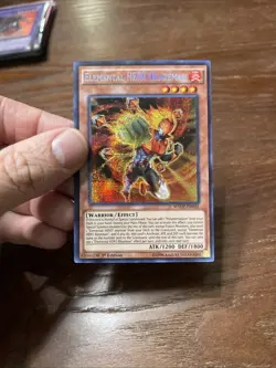 Elemental HERO Blazeman - WSUP-EN032 - Prismatic Secret Rare - 1st Edition NM /M - Image 3