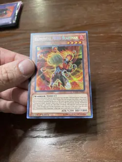 Elemental HERO Blazeman - WSUP-EN032 - Prismatic Secret Rare - 1st Edition NM /M - Image 5