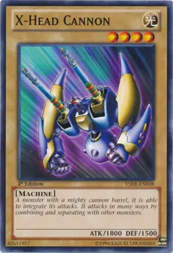 X-Head Cannon - YSKR-EN008 - Common - Unlimited Edition - Lightly Played - Image 1