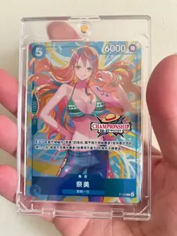One Piece Chinese Card Game Championship 26-27 Spring Season Nami P-112 NM - Image 1