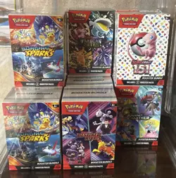 Lot of 13 Pokemon TCG Scarlet & Violet Booster Bundles Factory Sealed - Image 2