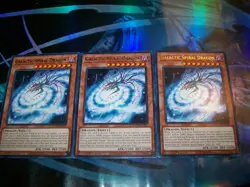 3x Galactic Spiral Dragon 1st Edition Rare MZTM-EN074 Yu-Gi-Oh! - Image 1