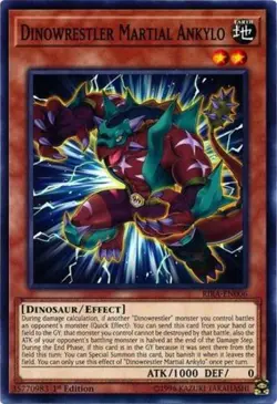 Dinowrestler Martial Ankylo - RIRA-EN006 - Common - 1st Edition - Lightly Played - Image 1