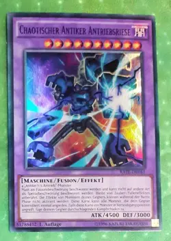Yu-Gi-Oh RATE, Chaotischer Antiker Antriebsriese "near mint", 1. Auflage - Image 1