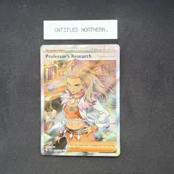 Pokemon Professor's Research 240/198 Scarlet & Violet Full Art Card - Image 1
