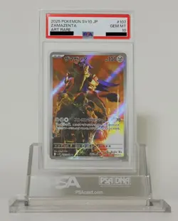 PSA10 Pokemon Card Magenta AR 107 098 Glory of Team Rocket Collectible - Image 1