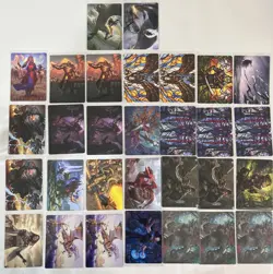 Lot of 30 MTG Magic Dominaria United Art Series Cards Including Gold Stamp DMU - Image 1
