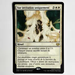 SUR INVITATION UNQIUEMENT MTG VOW - CARTE MAGIC THE GATHERING FR NEUF - Image 1