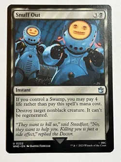 Snuff Out LP Universes Beyond: Doctor Who 0222 MTG Magic Regular - Image 1