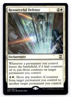 Resourceful Defense LP Commander: Streets of New Capenna 019/193 MTG Regular - Image 1