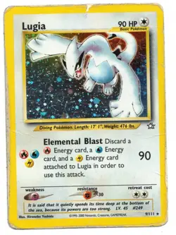 Pokemon Card: Lugia HOLO 9/111 Neo Genesis Set Vintage Rare! PL - Image 1