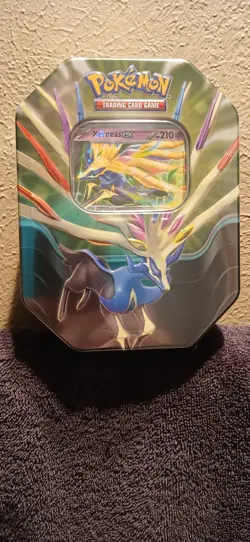 Pokemon TCG Azure Legends Xerneas Tin Sealed - Image 1