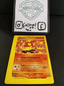 POKEMON EXPEDITION UNCOMMON MAGMAR 86/165 NM ITA - Image 1