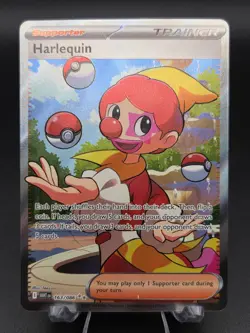 Pokemon TCG Harlequin 163/086 White Flare Ultra Rare Holo Full Art Near Mint - Image 1