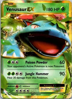 Pokemon Venusaur EX 1/108 Ultra Rare NM - Image 1